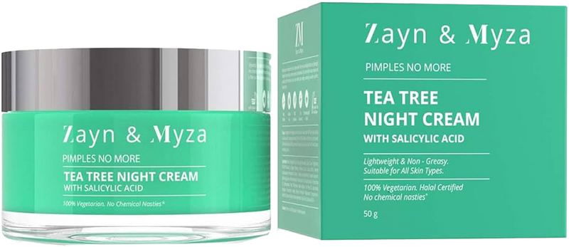 Zayn & Myza Tea Tree Night Cream Salicylic Acid Formula 50 ml