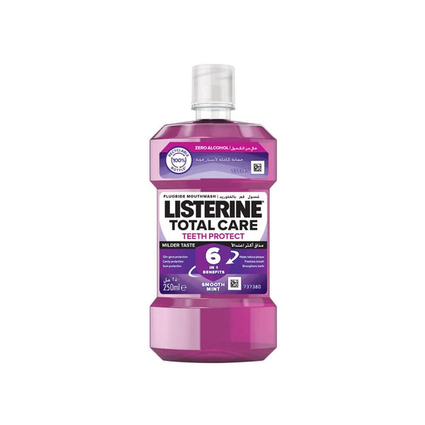 Listerine Total Care Zero Mouthwash Alcohol-Free Fluoride Smooth Mint 250 ml