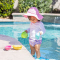 Green Sprouts Wide Brim Sun Protection Hat Light Pink