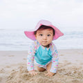 Green Sprouts Wide Brim Sun Protection Hat Light Pink