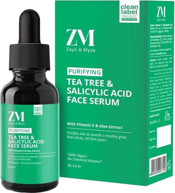 Zayn & Myza Tea Tree Face Serum with 2% Salicylic Acid, 30 ml