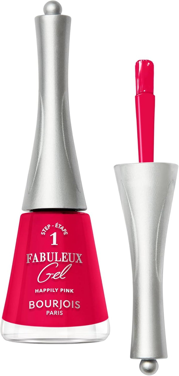 Bourjois Fabuleux Gel Nail Polish Glossy Gel Effect Happily Pink 260, 9 ml