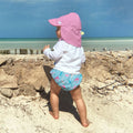 Green Sprouts Flap Sun Protection Hat UPF 50+ Light Pink 0-6 Months