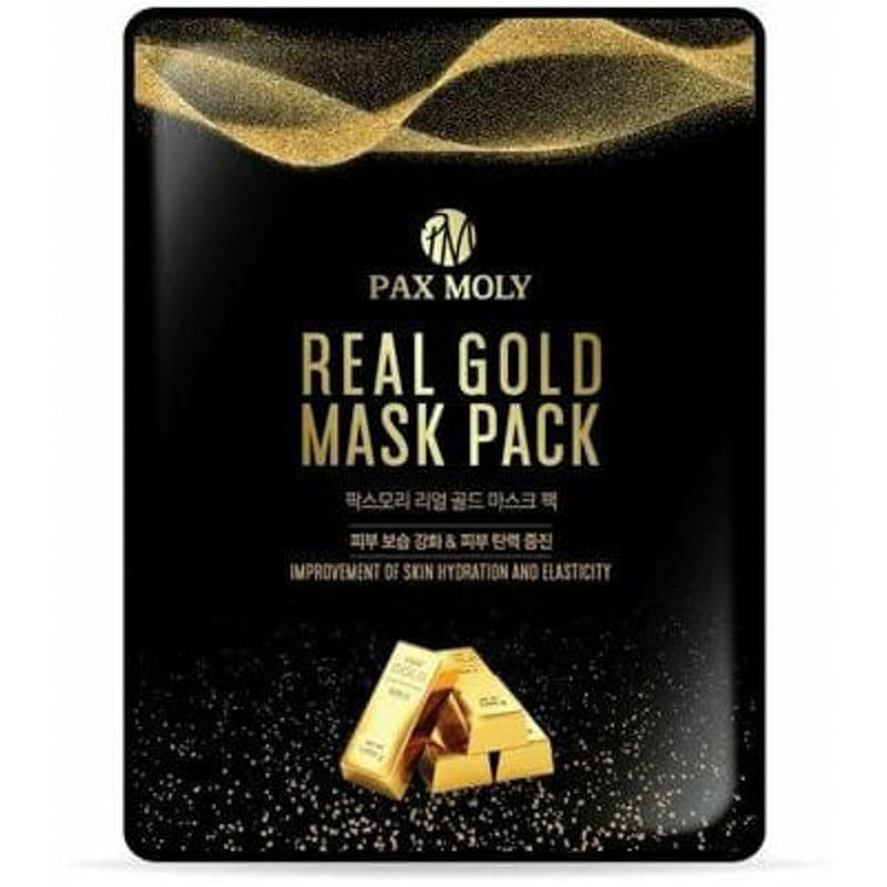 Pax Moly Real Gold Facial Mask Hydrating Elasticity-Enhancing Treatment