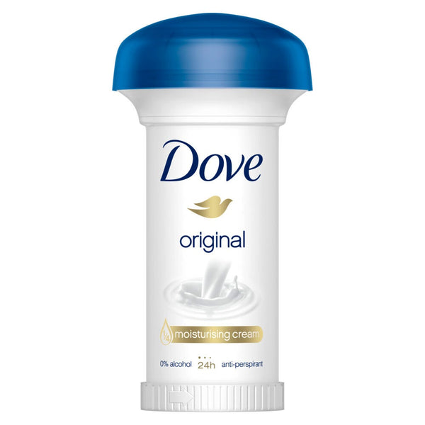 Dove Original Antiperspirant Deodorant Roll-On with 14 Moisturising Cream, 50ml