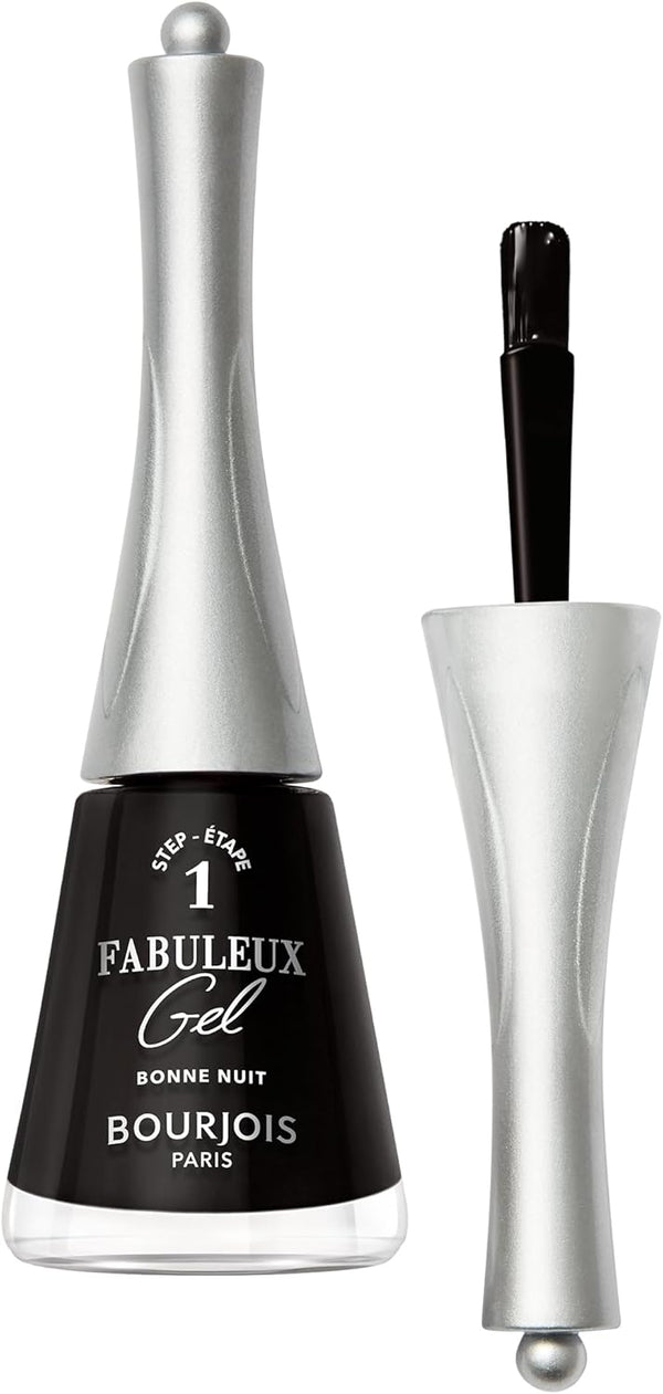 Bourjois Fabuleux Gel Nail Polish Glossy Finish 50 Bonne Nuit Black 9 ml