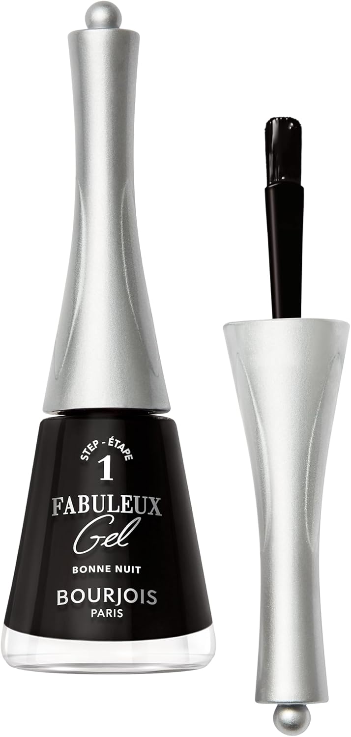 Bourjois Fabuleux Gel Nail Polish Glossy Finish 50 Bonne Nuit Black 9 ml