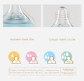 Luqu PP Baby Bottle With Handle Pink 240ml, 6+ Months, Silicone Nipple