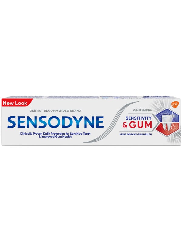Sensodyne Sensitive Teeth & Gum Toothpaste, Stain-Removing Formula