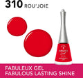 Bourjois Fabuleux Gel Nail Polish Glossy Gel Effect 310 Rou'joie Warm Red 9 ml