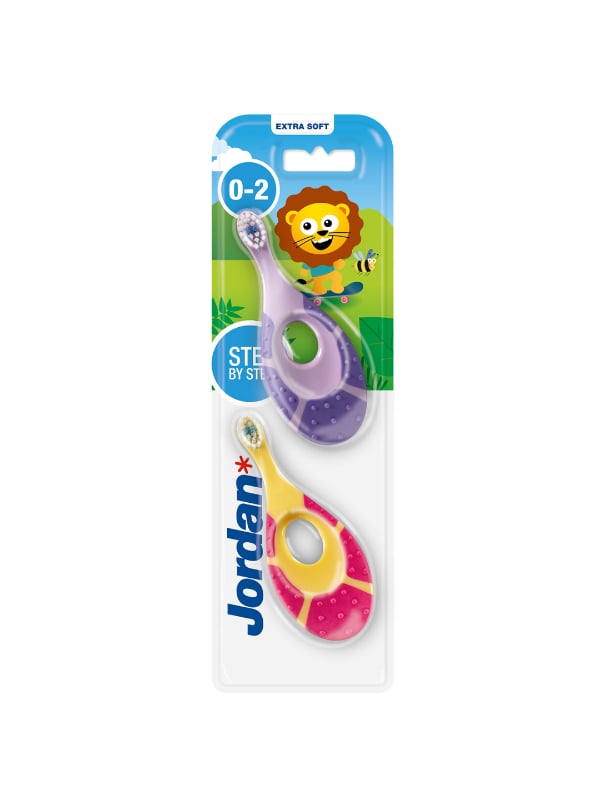 Jordan Ultra Soft Baby Toothbrush for Infants, Assorted Colors