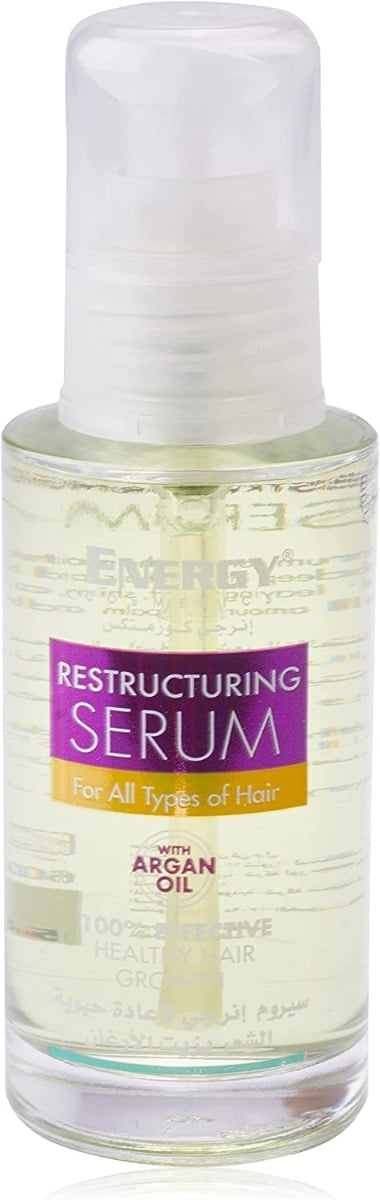 Energy Argan Oil Hair Serum Moisturizing and Nourishing Formula 60ml