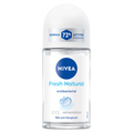 NIVEA Fresh Natural Deodorant Roll-On, Ocean Extract Scent, 72H Protection, 50ml