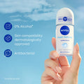 NIVEA Fresh Natural Deodorant Roll-On, Ocean Extract Scent, 72H Protection, 50ml
