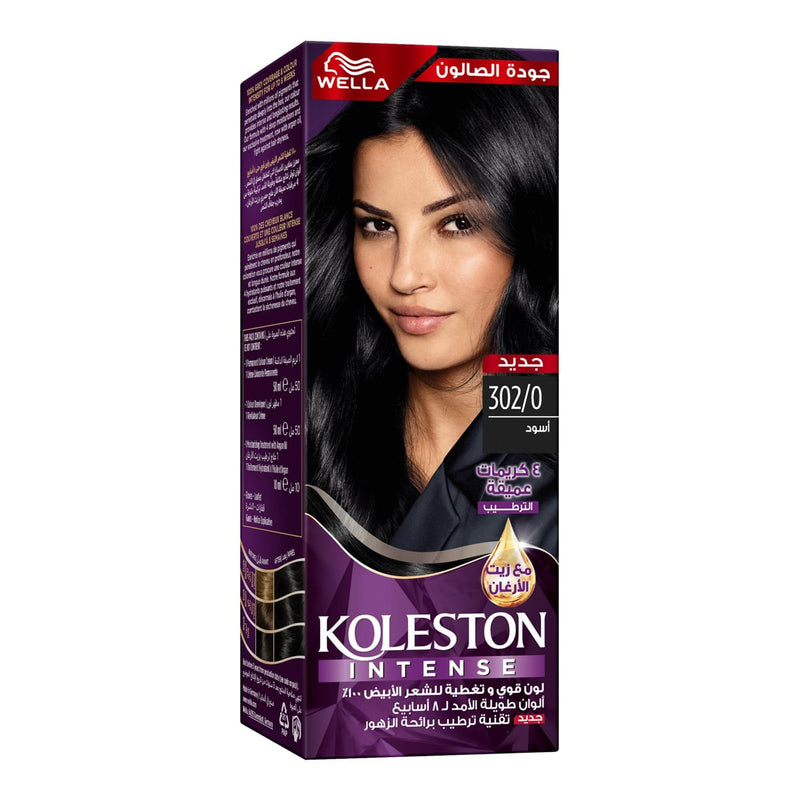 Koleston Maxi Hair Dye Permanent Color 302/0 Black