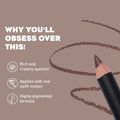 Moira Eye Exposure Pencil Creamy Eyeliner Brown 003, 1 Pc