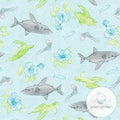 Green Sprouts Swimsuit Diaper Shark Sealife Reusable Three-Layer Design