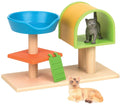 Terra by Battat Cat Tree Playset, Miniature Cat Figurines, 3 Pieces