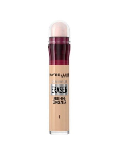 Maybelline Instant Anti-Age Eraser Concealer, Liquid High Coverage, 01 Light, 6.8 ml