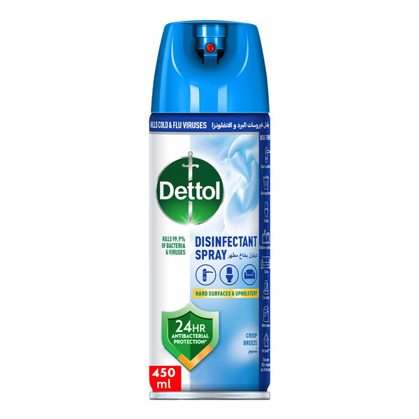 Dettol Multi-Purpose Disinfectant Spray Crisp Breeze Scent 450ml