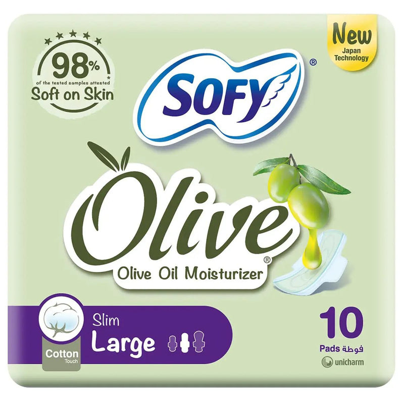 Sofy Feminine Napkin Olive Moisturizing Soft Touch Feminine Hygiene Pads