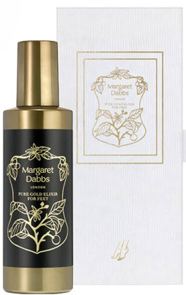 Margaret Dabbs London Pure Gold Elixir Foot Lotion, Colloidal Gold, Bergamot & Petitgrain, 200ml