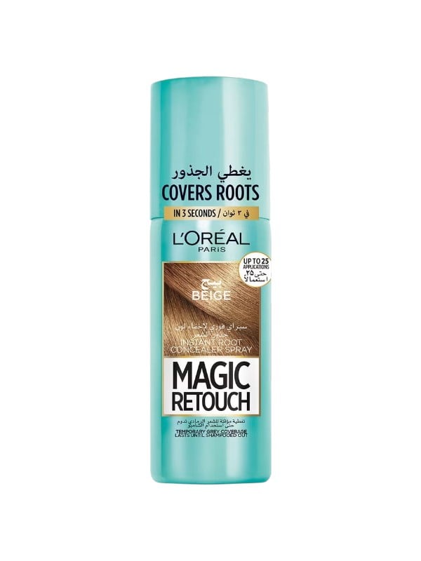 LOreal Paris Magic Retouch Temporary Hair Colour Spray Beige Root Concealer 75 ml