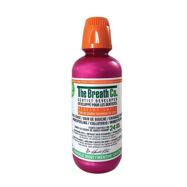 The Breath Co Sparkle Mint-Pink Mint Oral Rinse 500ml