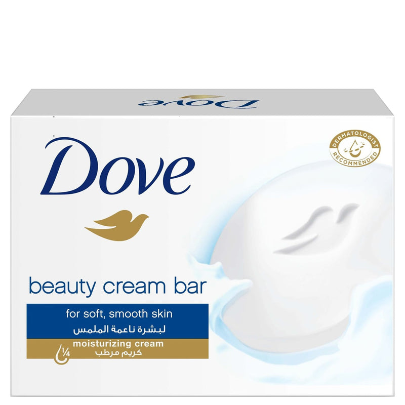 Dove Beauty Bar Soap White Cream Cleanser Cucumber and Green Tea Scent