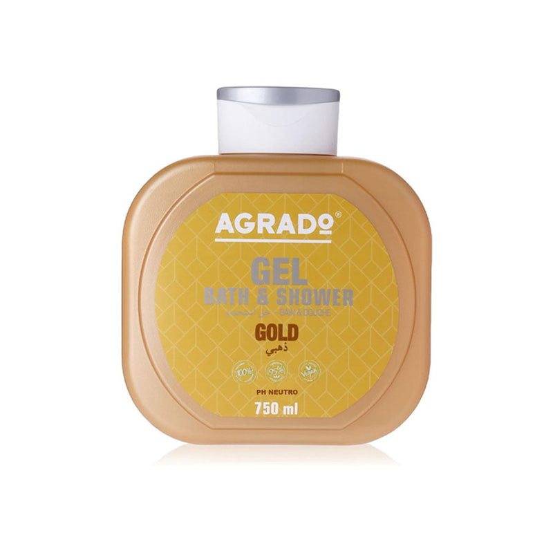 Agrado Shower Gel Golden Shimmer Daily Cleansing 750 ml