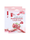 Spa System Pomegranate & Collagen Face Mask, Moisturizing Brightening Formula, 28ml