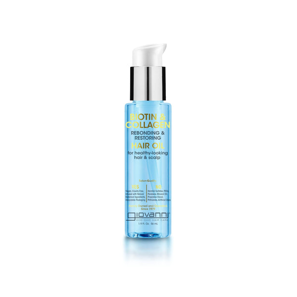 GIOVANNI Biotin & Collagen Hair Oil Nourishing Moisturizing Formula