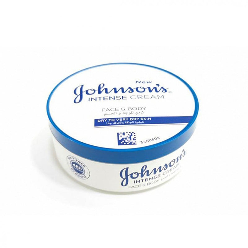 Johnson's Intensive Face & Body Cream Moisturizing Formula for Dry to Very Dry Skin 200ml