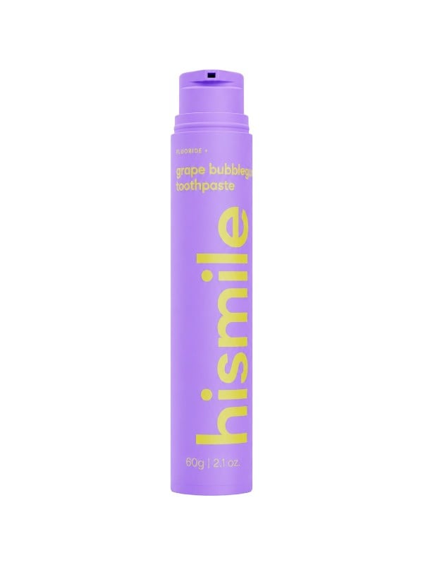 Hismile Fluoride Toothpaste Grape Bubblegum Flavor 60 g