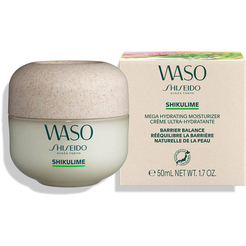 Shiseido Waso Shikulime Mega Hydrating Moisturizer Cream Shikuwasa Lime 50ml