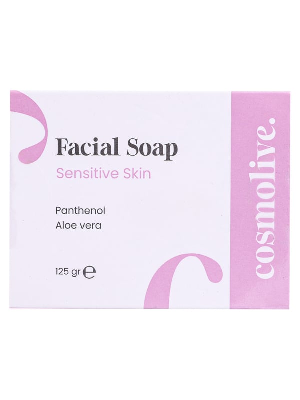 Cosmolive Aloe Vera Facial Soap Panthenol Sensitive Skin 125g