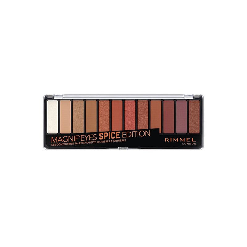 Rimmel London Magnif'Eyes Nude Eye Contouring Palette 005 Spice Edition 12 Shades 14.2 g