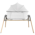 Teknum 3-in-1 Baby Rocker Bassinet with Mosquito Net, White