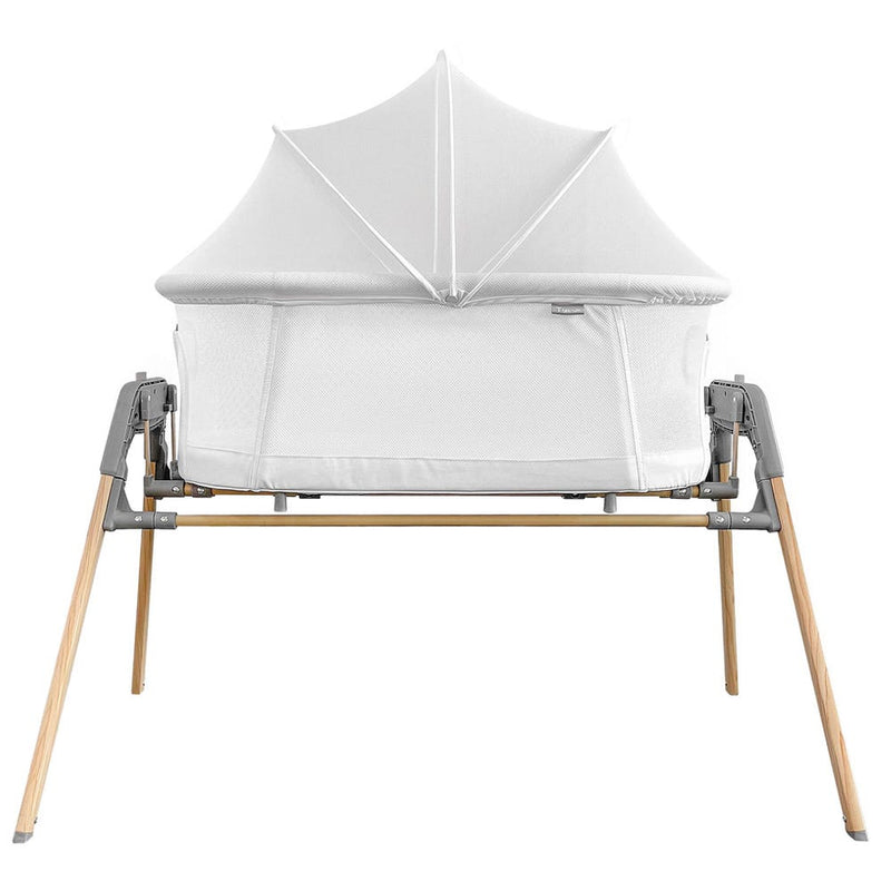 Teknum 3-in-1 Baby Rocker Bassinet with Mosquito Net, White