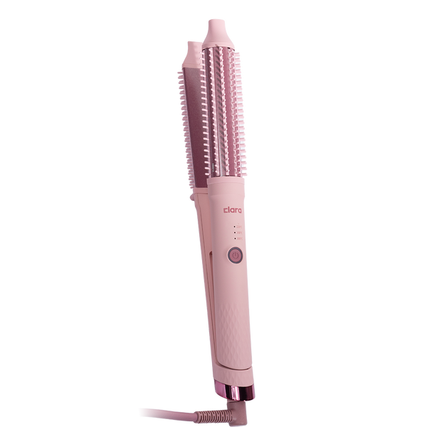 Clara Dual Slim Brush Candy Hair Straightener and Styling Brush, 3 Temperature Settings