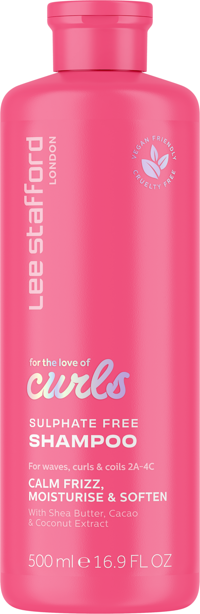 Lee Stafford For The Love Of Curls Shampoo Sulphate-Free Moisturizing Formula Curly Hair 500 ml
