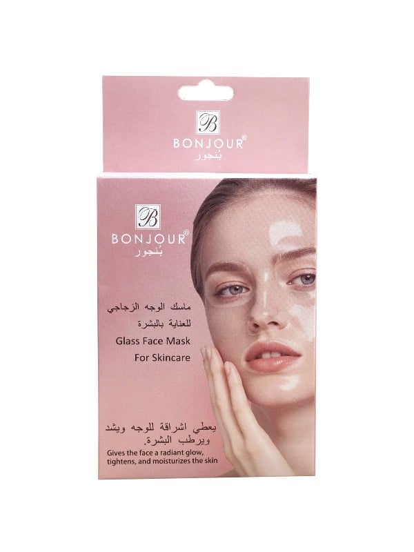 Bonjour Glass Face Mask for Radiance, Firming and Hydration, 5 x 20g