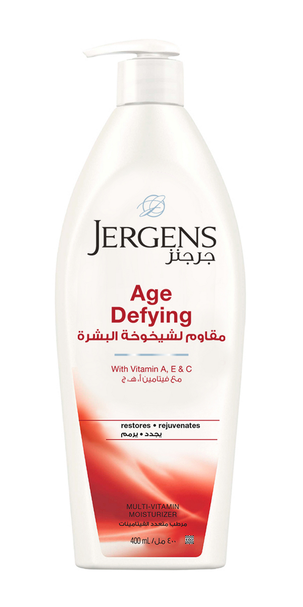 Jergens Age Defying Body Lotion Multi-Vitamin Moisturizer 600 ml