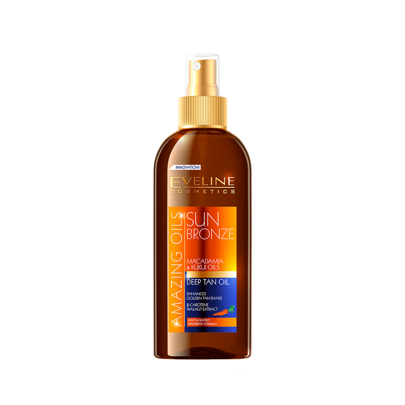 Eveline Bronze Tan Oil Moisturizing Macadamia Oil 150 ml