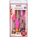 KISS Professional Manicure Kit RMK01, 11-Piece Nail Care Tool Set with Travel Pouch