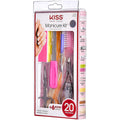 KISS Professional Manicure Kit RMK01, 11-Piece Nail Care Tool Set with Travel Pouch
