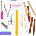 KISS Professional Manicure Kit RMK01, 11-Piece Nail Care Tool Set with Travel Pouch