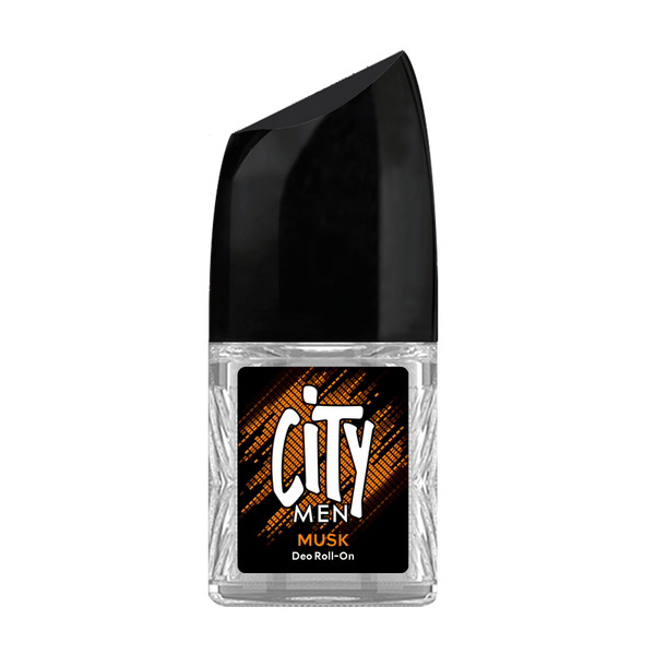City Men Deo Roll-On Musk Deodorant Aluminium Chlorohydrate 50 ml