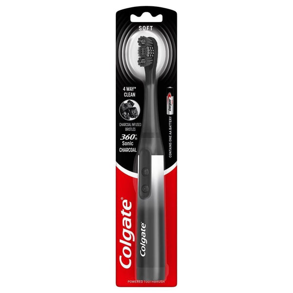 Colgate 360 Sonic Charcoal Battery Electric Toothbrush Rechargeable