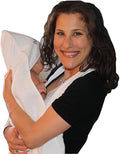 Babyworks Hands Free Hoodie Bamboo Towel White